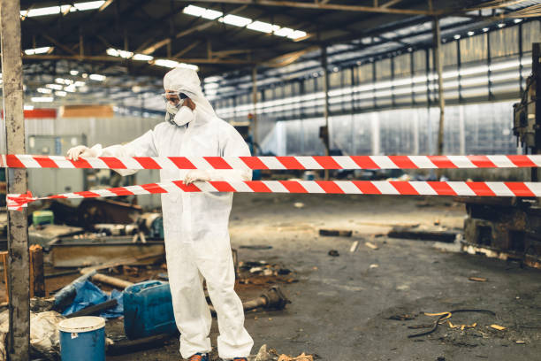Professional Drug Lab Cleanup technician working in Edison, NE
